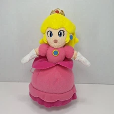Rare 2003 Sanei Hudson Soft Nintendo Mario Party 5 Princess Peach Plush Doll