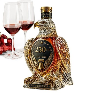 Collectible Whiskey Bottle 1776-2026 Eagle 250th Anniversary Edition Decanter