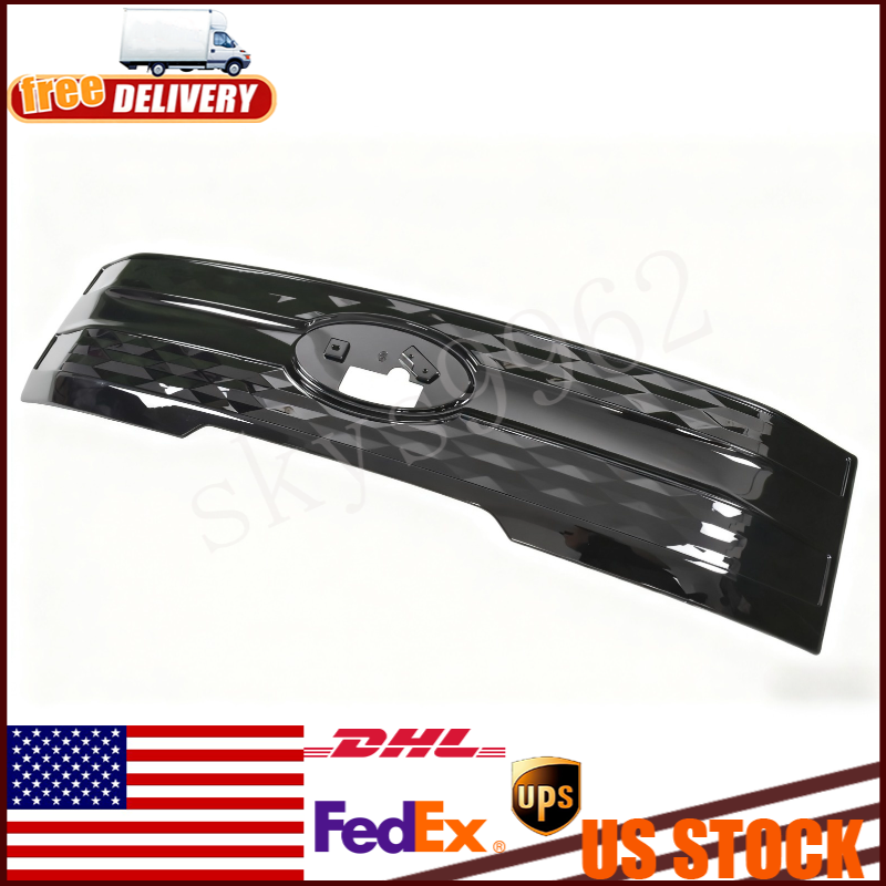 Front Lightning PRO Bumper Grille Gloss Black Fits For FORD F150 F-150 2022-2025