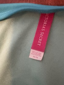 Victoria's Secret Turquoise mix match Butterfly Checkered Bikini Set M 80% Nylon