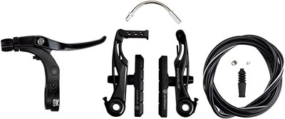 Promax P-1/Click V-Point Linear Pull BMX Brake Kit - Aluminum, 85mm, Black