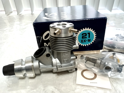 O.S. MAX 21EX-M Marine Engine Water-Cooled Vintage NIB Rare #13920