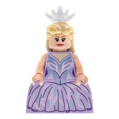 LEGO Minifigur Glinda - Minifigure, Lavender Dress, Wide Skirt (wck015) – neu