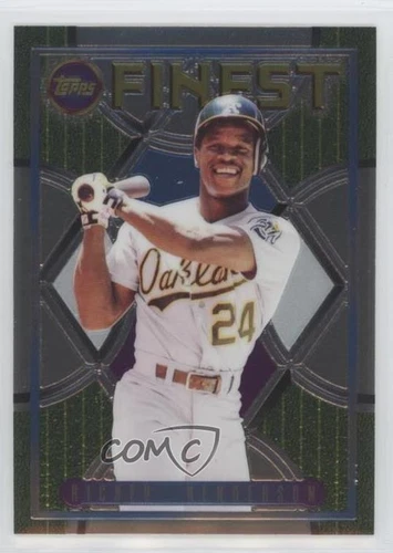 2022 Topps Finest Flashbacks Short Print Rickey Henderson #202 HOF