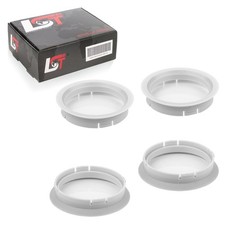 4x Zentrierringe Distanzringe Weiß Alufelgen Ø 63,3 mm - Ø 56,1 mm für MINI