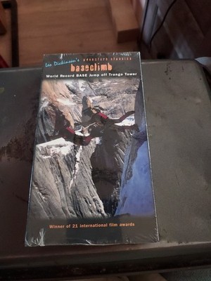 BASECLIMB VHS VIDEO WORLD RECORD BASE JUMP OFF TRANGO TOWER BRAND NEW SEALED