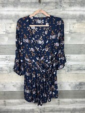 American Eagle Women’s Large Long Sleeve Floral Wrap Dress