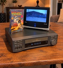JVC VHS H600U Video Cassette Recorder - WITH REMOTE - TESTED - CLEANED