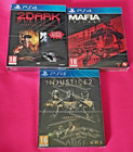 Lot de 3 jeux Sony PS4 neufs sous blister fr 2Dark Mafia Trilogy Injustice 2