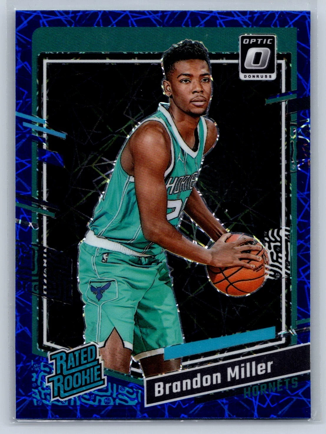 2023-24 Donruss Optic #219 Brandon Miller Blue Velocity