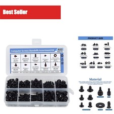 400PCS Computer Screws Motherboard Standoffs Kit for PC DIY  Repair