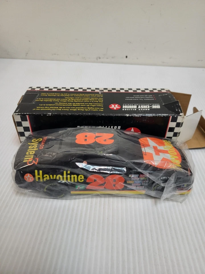 Davey Allison #28 1:24 Havoline 1993 Texaco литая банка - Изображение 2 из 2