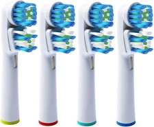 Oral-B Dual Clean Replacement Electric Toothbrush Head, 4 Count