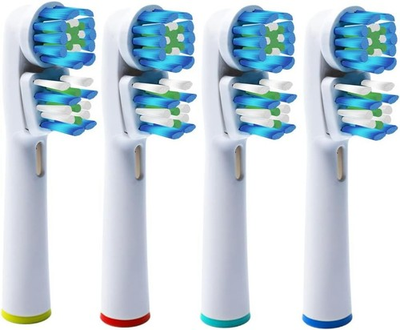 #ad #ad Oral B Dual Clean Replacement Electric Toothbrush Head 4 Count $19.97