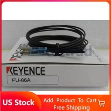 1PC New Keyence FU-86A Fiber Optic Sensor US Free TAX FU86A US Free TAX