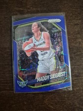 2025 Panini Prizm WNBA Maddy Siegrist Dallas Wings Blue Velocity