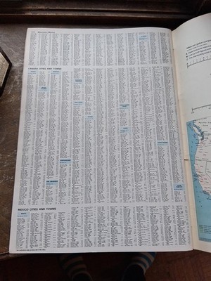 Rare! 1980 Rand McNally Road Atlas USA Canada Mexico Vintage Road