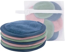 Makeup Remover Wipes for Skin Care, Reusable Makeup Wipes with Laundry Bag, Trav