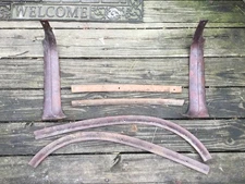 1955-1957 Chevy Bel Air Hardtop Windshield Interior Garnish Moulding Set