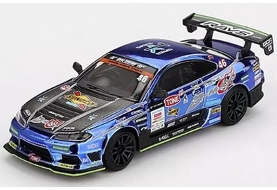 Mini car 164 Nissan Silvia S15 D1 GP 2023 D-MAX RACING right hand drive #46