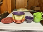 13 Pieces of Fiestaware. Assorted Colors