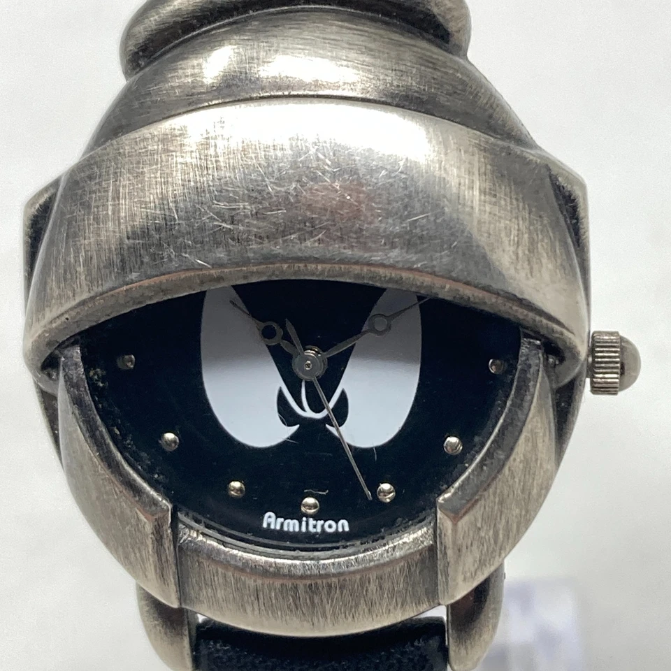Reloj De Colección Armitron Looney Tunes Marvin el Marciano Mujer Tono Plateado Batería Nueva Foto 2 de 4