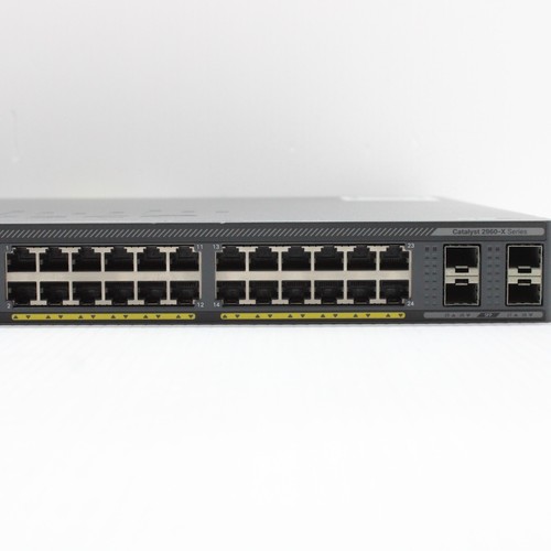 Cisco WS C2960X 24PS L V04 2960X 24x Port 1Gbps PoE L2 Managed Switch SFP 740W - Picture 3 of 14