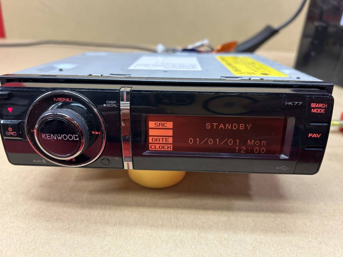 KENWOOD I-K77 1DIN CD Player AUX USB Car Stereo | eBay