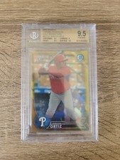 2016 Bowman Prospects JHAILYN ORTIZ Gold Refractor /50 Rookie #BP31 1st RC 