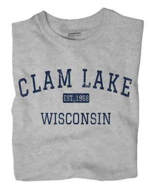 Clam Lake Wisconsin WI T-Shirt EST