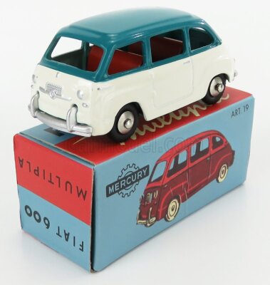 MODELLINO AUTO EPOCA STATICO FIAT 600 MULTIPLA 1958 MODELLISMO