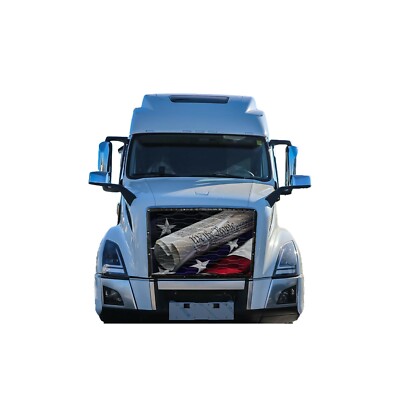 Designer ''We The People'' Mesh Bug Screen for Volvo VNL 2018-2025
