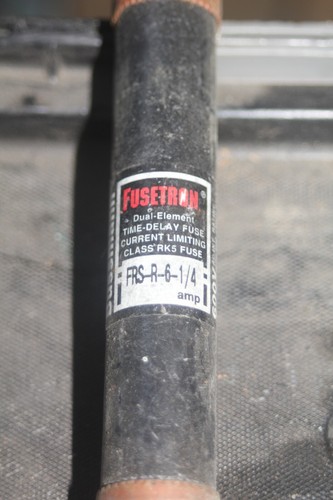 Fusetron Dual Element Time Delay Fuse FRS-6-1/4 - Picture 2 of 3