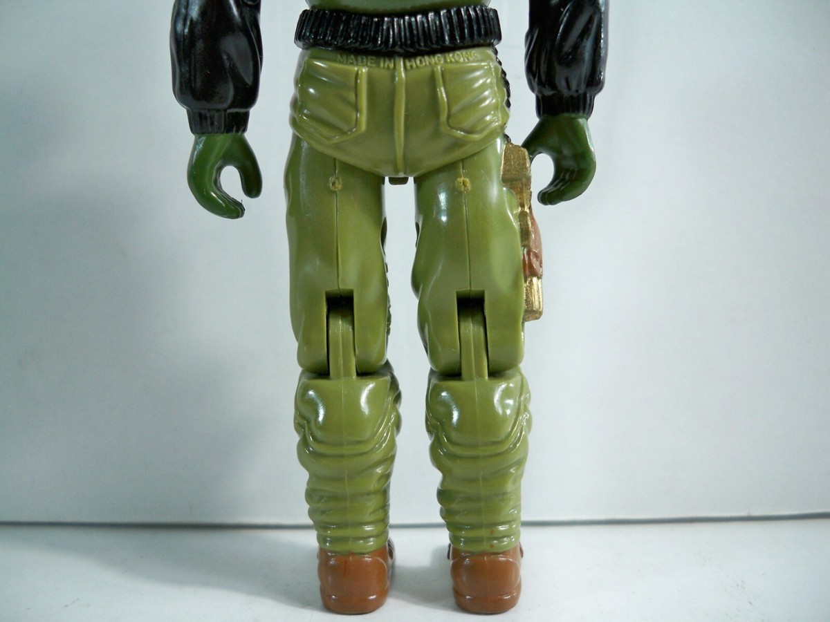 K23i00147 HEAVY METAL W/ ORIGINAL MIC & FILE CARD 1985 GI JOE