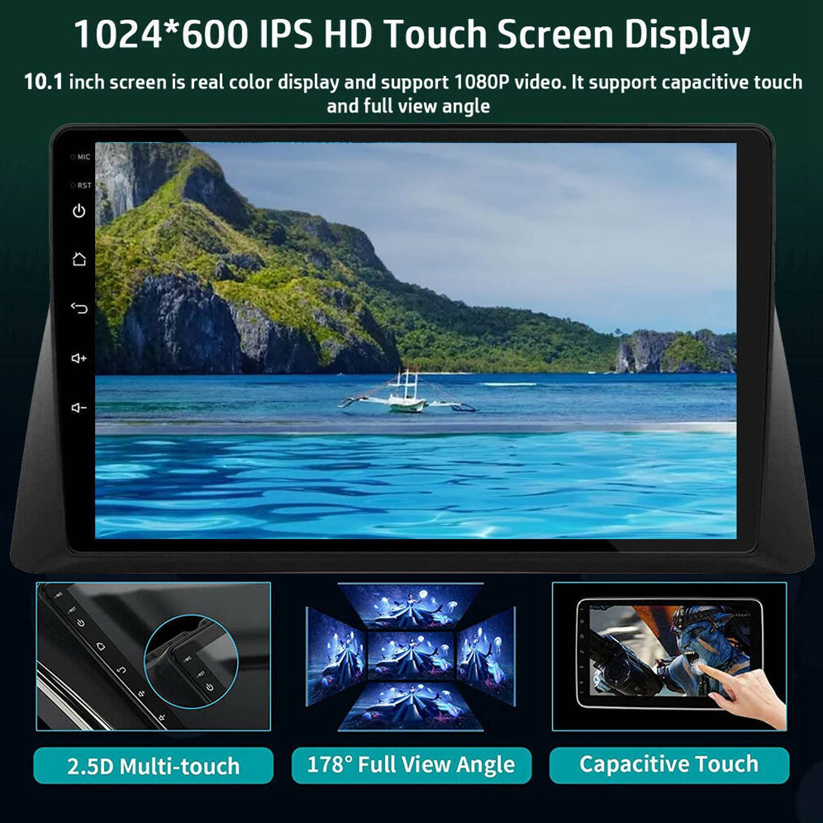 FOR HONDA ACCORD 8 20082013 ANDROID 11 APPLE CARPLAY CAR STEREO GPS