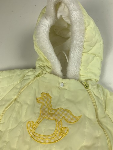 Vintage Babycrest Snowsuit Size 18 Month First Wish 3-6 month Baby One Piece - Picture 6 of 17