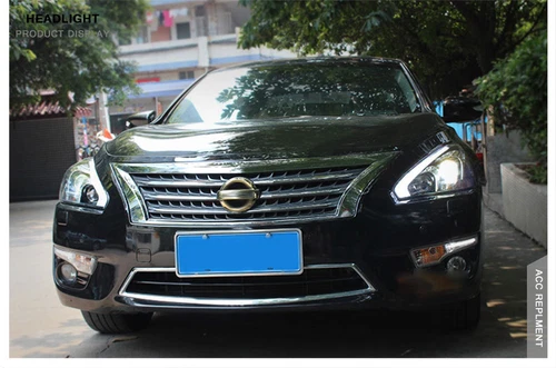 For Nissan Altima 2013-15 Front LED DRL xenon Lens Projector Headlights assembly - Picture 6 of 13