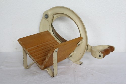 DEKORATIVER ALTER BROTSCHNEIDER VON RAADVAD, DÄNEMARK, BROTMASCHINE #11972 - Bild 3 von 4