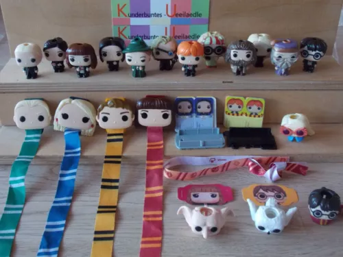 Komplettsatz alle 24 Figuren Harry Potter Kinder Joy D 2023 VD385 - VD440 +  BPZ