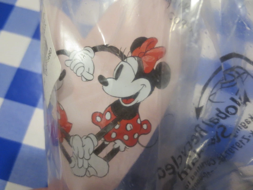 Disney Pottery Barn Mickey & Minnie Mouse CORAZÓN vaso taza pellizco San Valentín dulce Foto 2 de 3