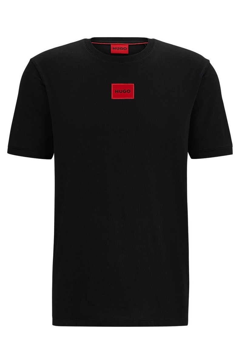 【送料&関税込】Hugo Boss T-shirt tegood Hugo Boss Tegood Logo T Shirt Black 001 | ONU