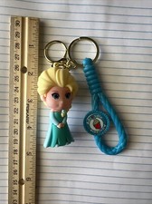 Elsa Rubber Metal Keychain Disney Frozen New Fast Shipping