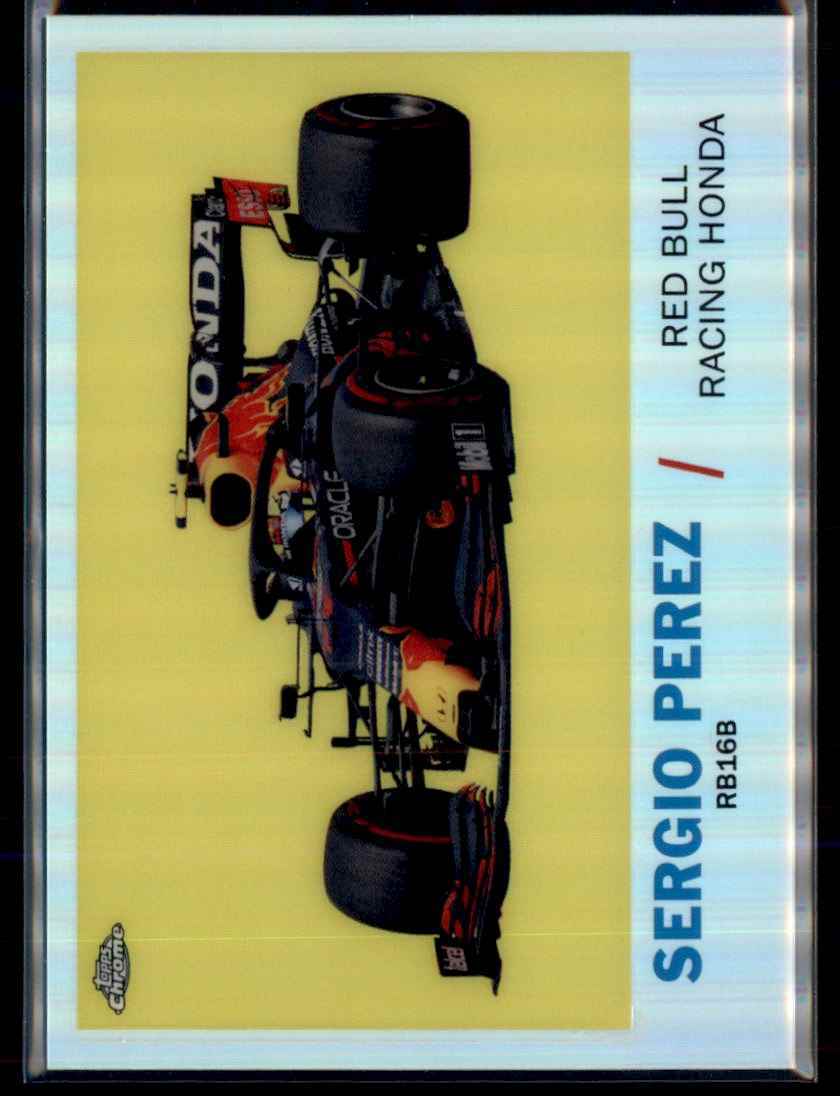 2021 Topps Chrome Formula 1 1961 Sports Cars Sergio Perez Red Bull Racing