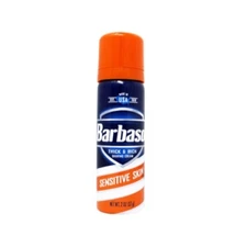 Barbasol Sensitive Skin Thick & Rich Shaving Cream 2 Oz
