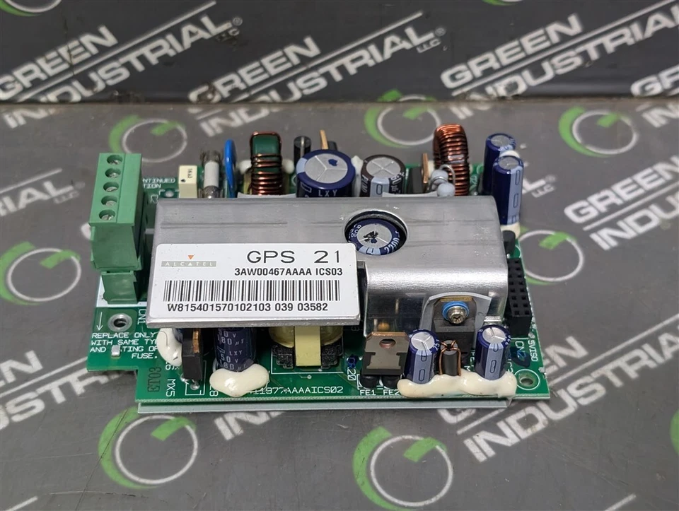 Conjunto de fuente de alimentación GPS 21 USADO Modicon / Alcatel 3AW00467AAAA ICS03 Foto 3 de 4