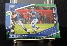 2022 Donruss Elite PEYTON MANNING Field Vision GREEN #FV9 Indianapolis Colts