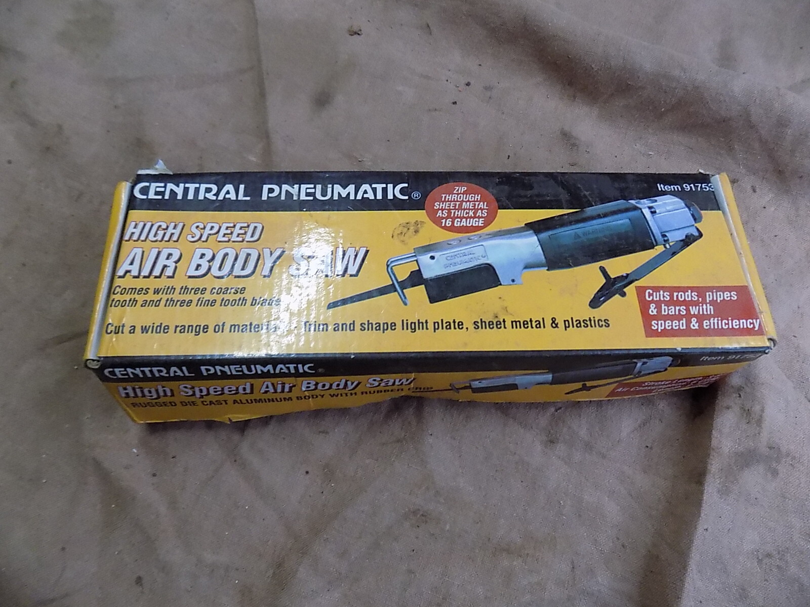 Central Pneumatic High Speed AIR BODY SAW 91753 eBay