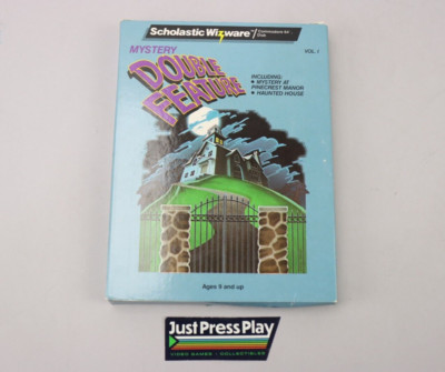 Mystery Double Feature Vol. I Commodore 64 C64 1984 Scholastic CIB Ex. Rare!