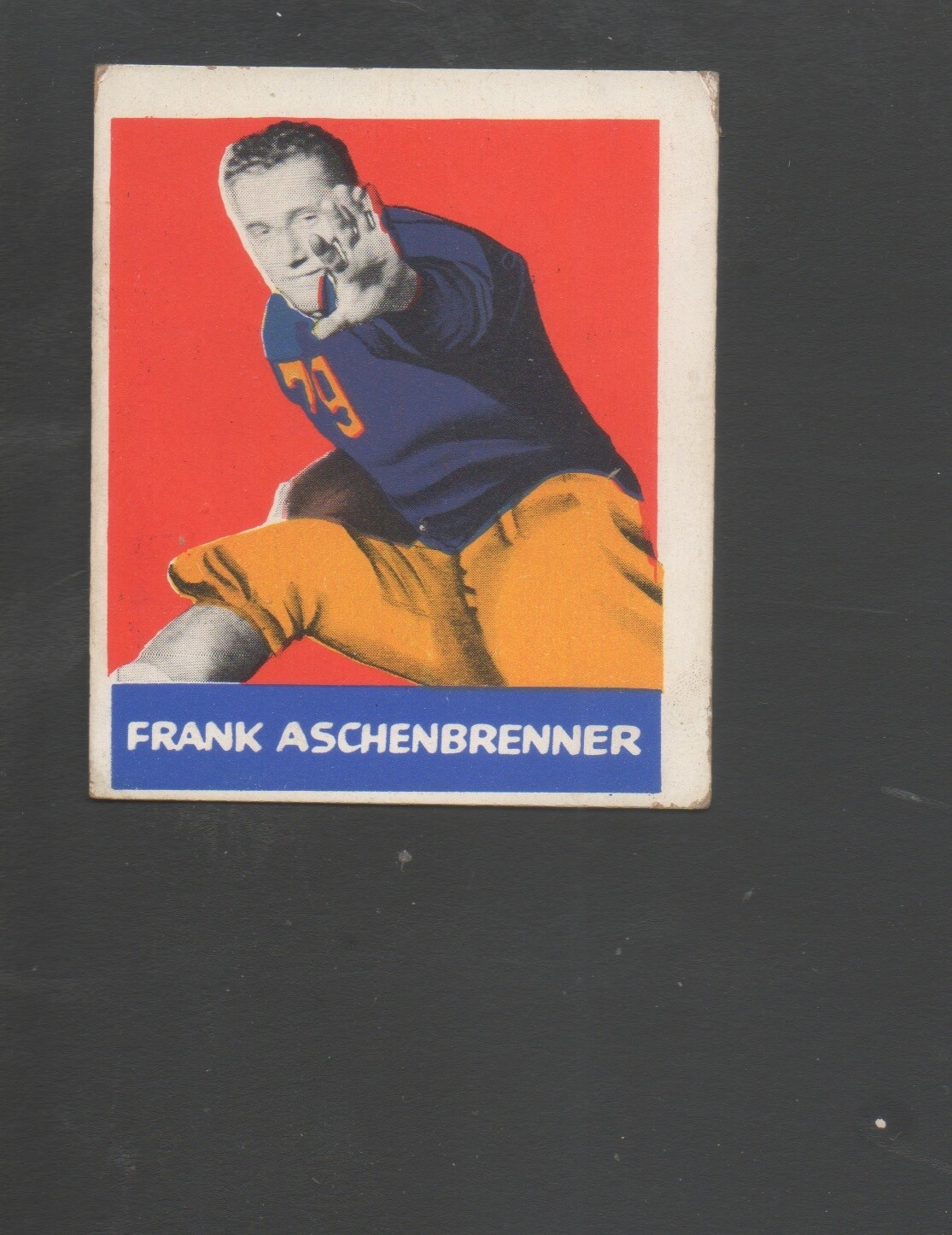 Frank Aschenbrenner #93 (Football Cards 1948 Leaf) — is it worth grading?