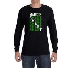 Boston Celtics Marcus Smart Text High quality long sleeve shirt